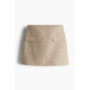 Garderobe Bouclé-weave skirt